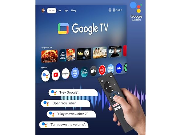 CiBest Google TV Projector 4K Support