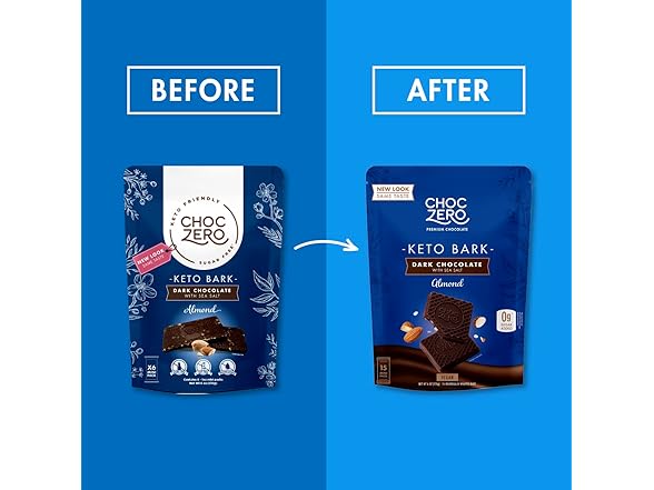 ChocZero Dark Choc Almonds Sea Salt 6oz
