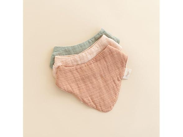 Crane Baby Soft Muslin Baby Bib Set