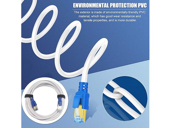 AOPOCKAN TECH Cat 8 Ethernet Cable 125