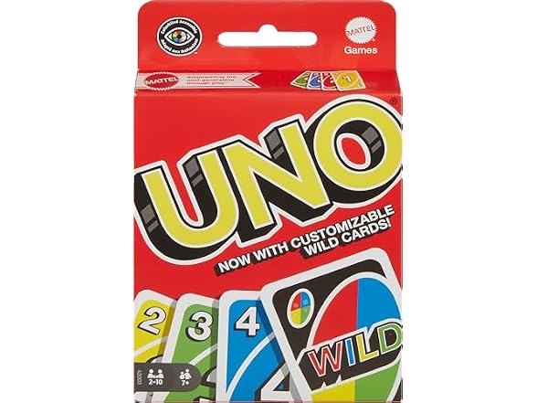 Mattel Games UNO Color & Number Matching Card Game f