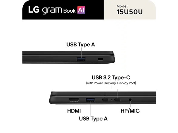 LG Gram 15" Touch Ultra 5 115U 512GB Laptop