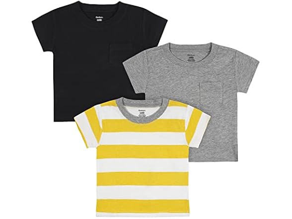 Gerber Baby Boys Pocket Tees (3-6M)