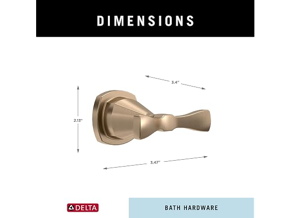 Delta Double Towel Hook