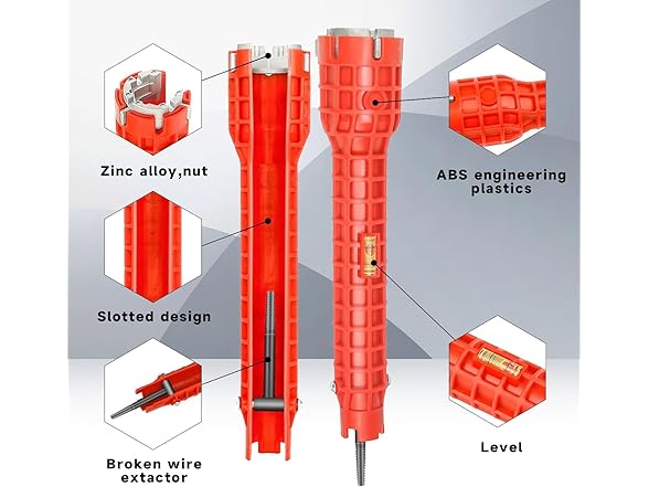 LJDTTXS 14-in-1 Sink Wrench