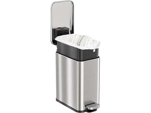 iTouchless 5 Liter SoftStep Trash Can