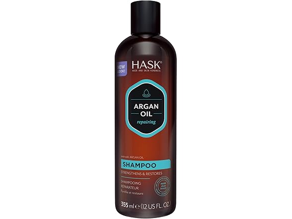 HASK Argan Oil Reparing Shampoo, 12 Fl Oz