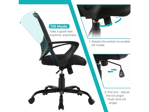 STAFFPENGUIN Ergonomic Swivel Desk Chair