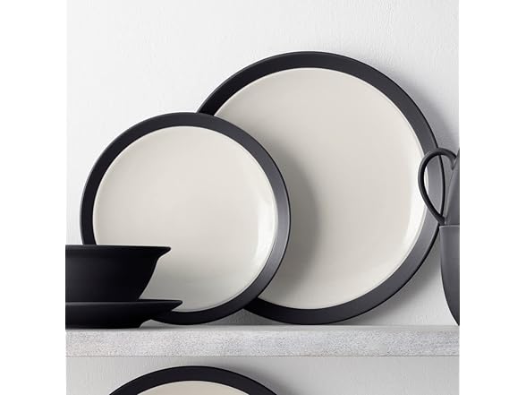 Noritake Colorwave Graphite 4-Piece Curve Place Setting, Service for 1