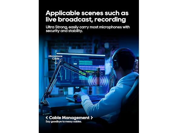 CACENCAN Microphone Boom Arm