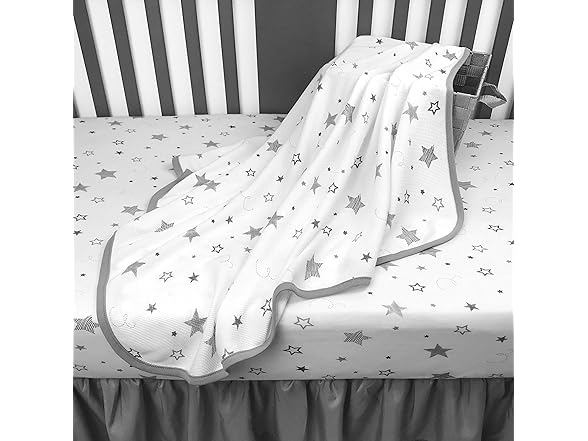 American Baby Company Crib Sheet, Stars
