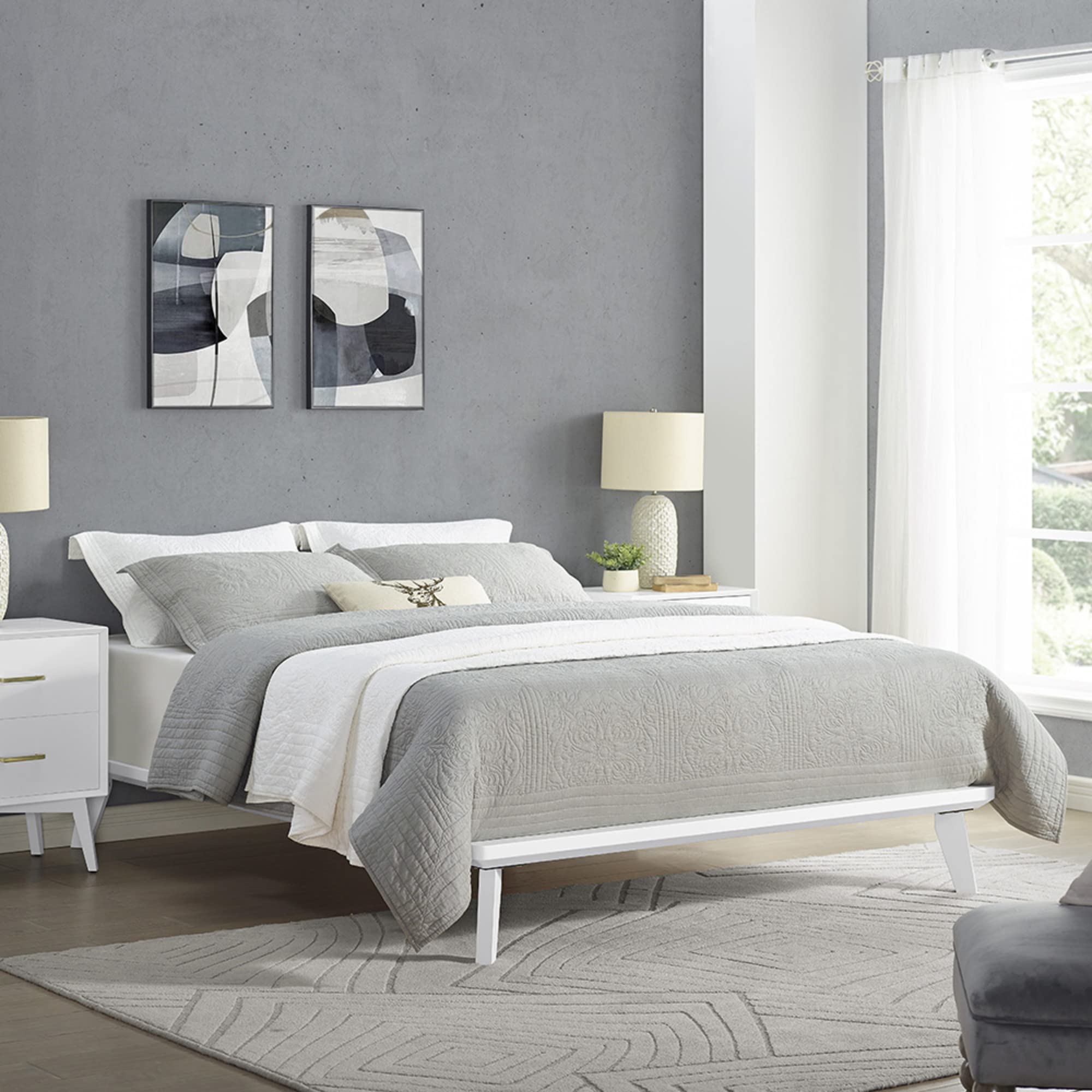 Decoro Metro Wood Platform Bed - Gallery 18