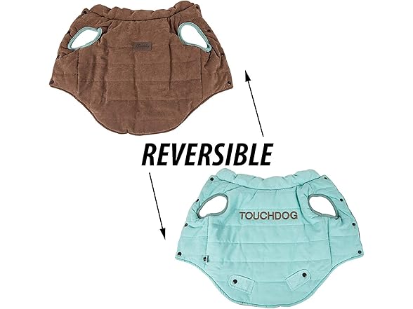 Pet Life ®  WagSwag Reversible Dog Coat