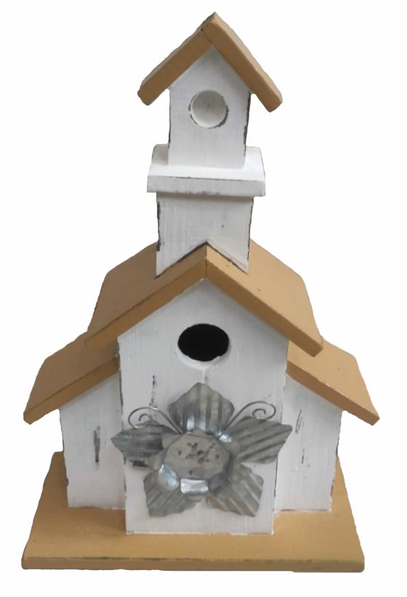 13" Santa's Workshop Church Bird House - Gallery 2