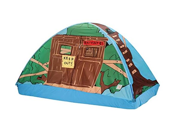 Pacific Play Tents 19791 Kids Tree House Bed Tent Playhouse
