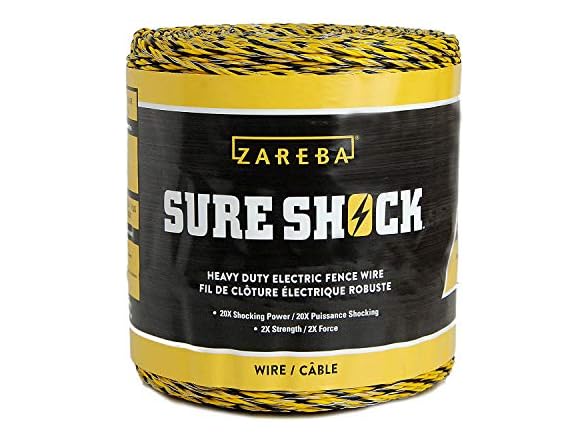 Sure Shock Aluminum Polywire Electric Fence Line
