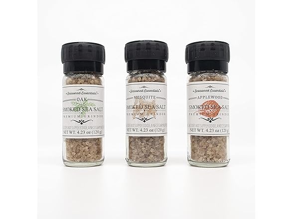 3PK Seasoned Essentials | Gourmet Smoked Sea Salt