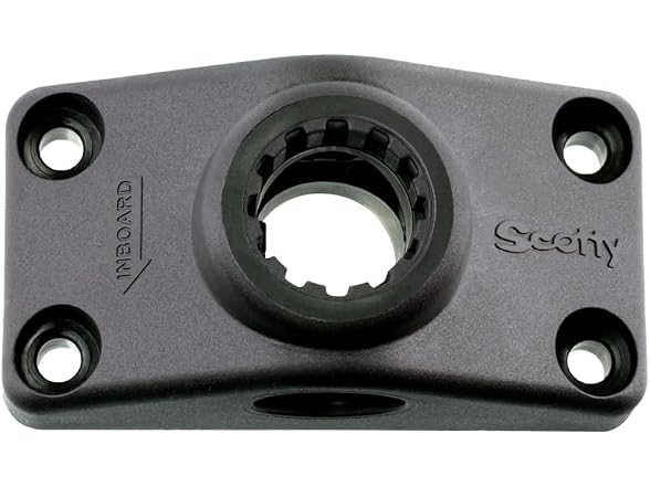 Side/Deck Mounting Bracket, Black Scotty 0241-Bk