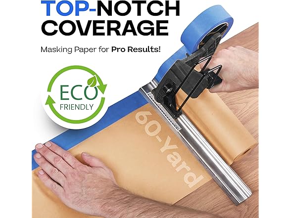 IDL 9"x60-Yard Masking Paper Roll