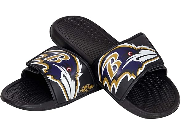 BALTIMORE RAVENS (11-12) Mens Cropped Big Logo Slide