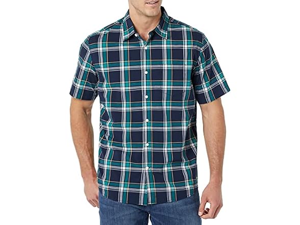 Amazon Essentials Men Short-sleeve Stretch Shirt