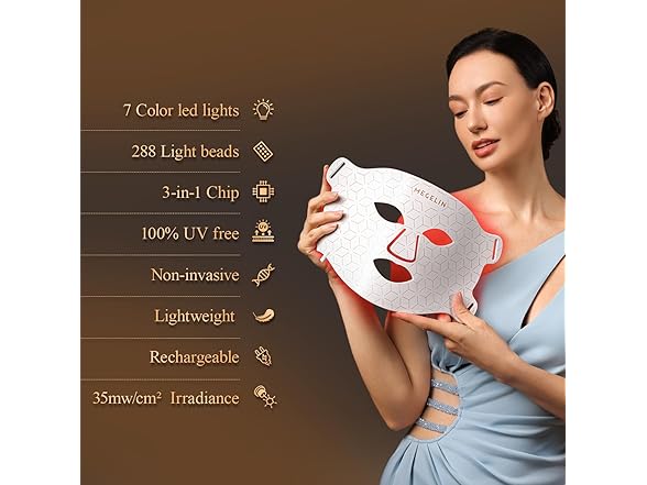 7 Colors Led Light Therapy Mask