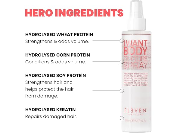 Eleven Australia I Want Body Texture Spray, 6.8 oz