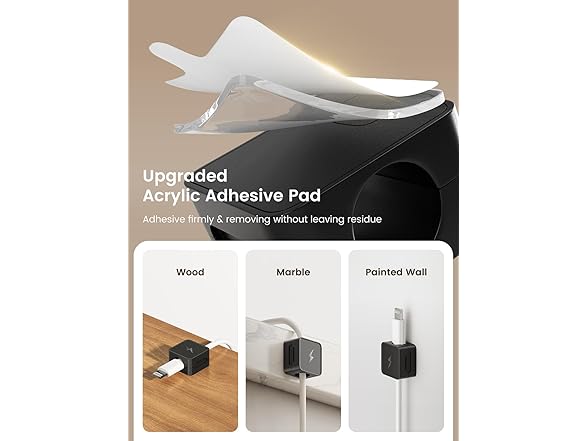 (VALUE PACKS) Canisflax Magnetic Cable Clips