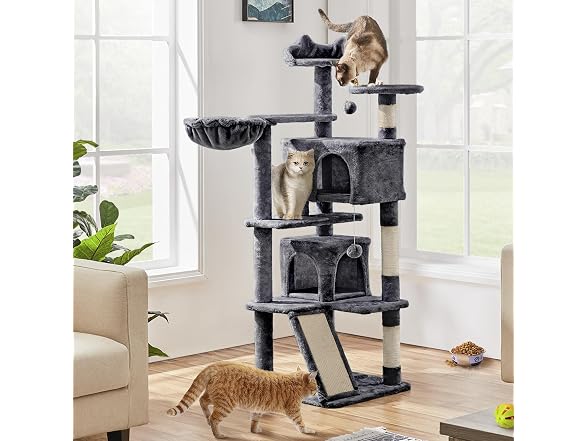 Topeakmart 57 inches Multi-Level Cat Tree Cat