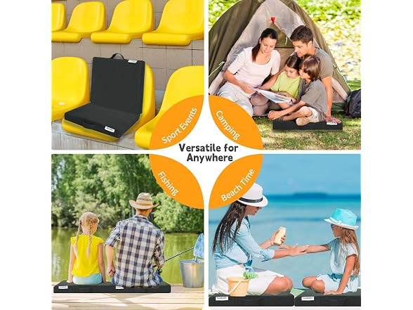 LevNubis 2 PCS Stadium Seat Cushions