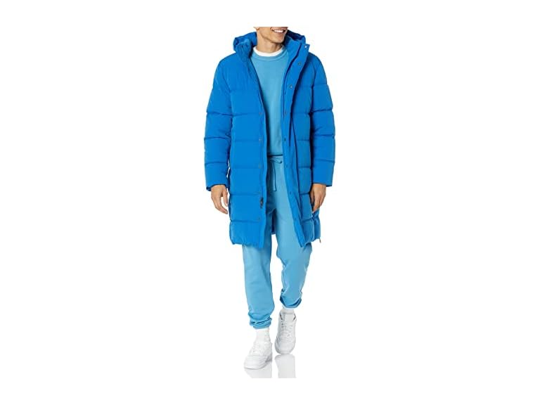 Amazon Essentials Mens Hooded Long Puffer Coat - Gallery 10
