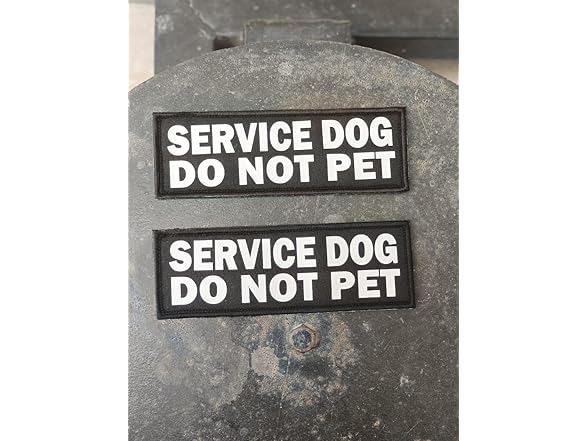 Damorr 2 PCS Service Dog Patch