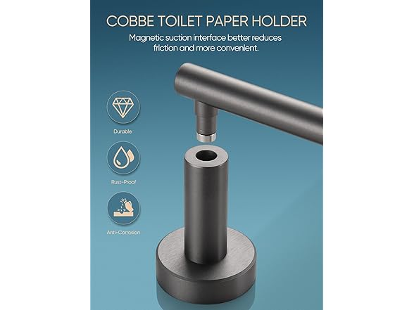 Cobbe Double Post Magnetic Suction Bath