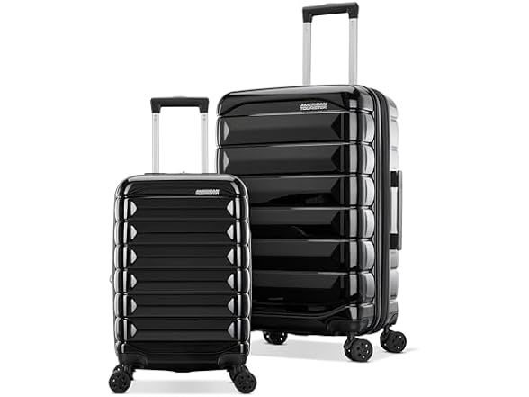 American Tourister Kontour 2-Piece Luggage Set Black