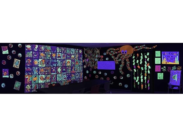 Ucreate Premium Neon Construction Paper, 5 Color