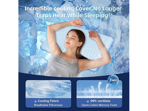 Ultra Thin Flat Pillows for Sleeping