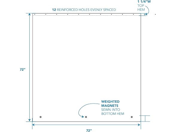 iDesign PEVA Plastic Shower Curtain Liner - 72'' x 72''