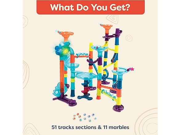 B. toys – Marble Run STEM Toy Set