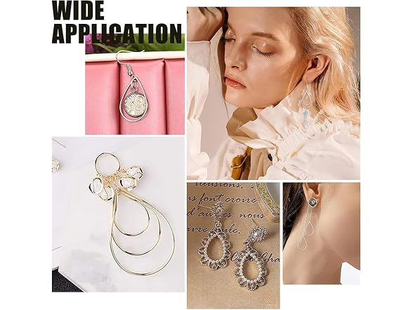 UNICRAFTALE 3 Sizes About 36pcs Teardrop Charm