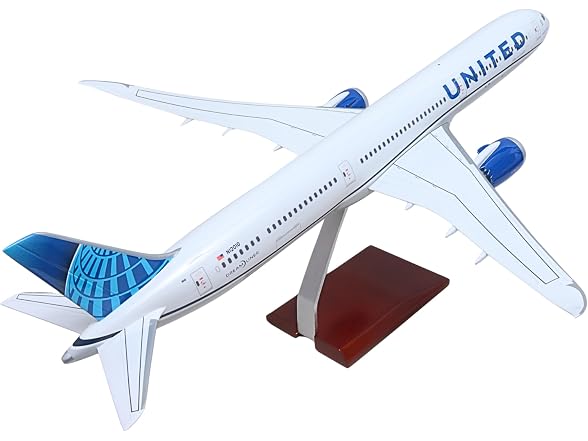 SkyMarks Elite United 787-10 1/100 Scale Model Airplane