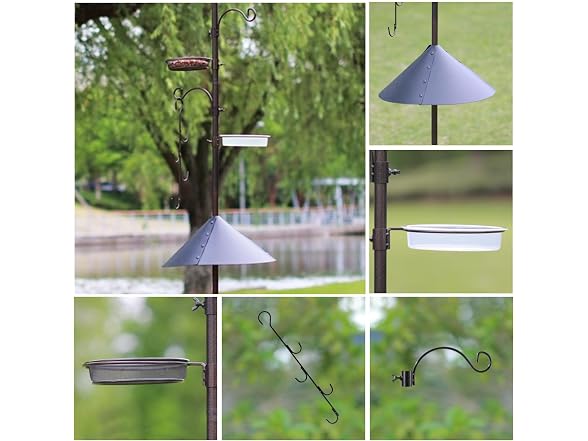 MIXXIDEA Bird Feeding Station Pole Kit