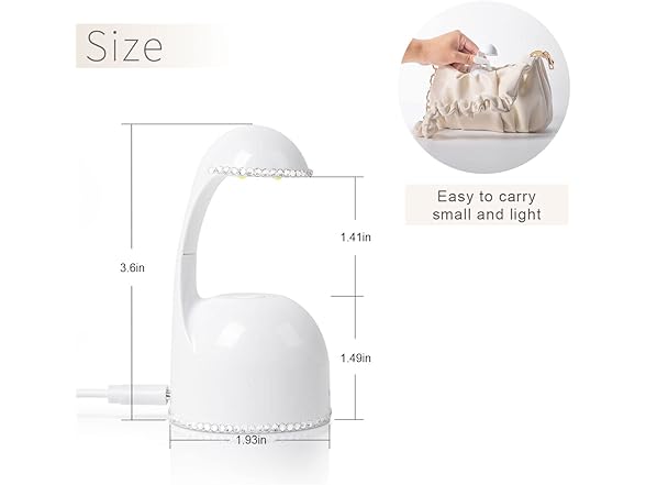 Kepma UV Led Nail Lamp Mini Smart Touch