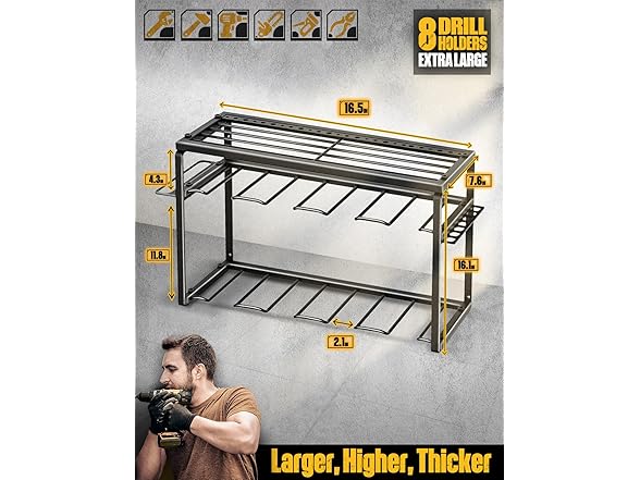 3 Layer Heavy Duty Power Tool Organizer