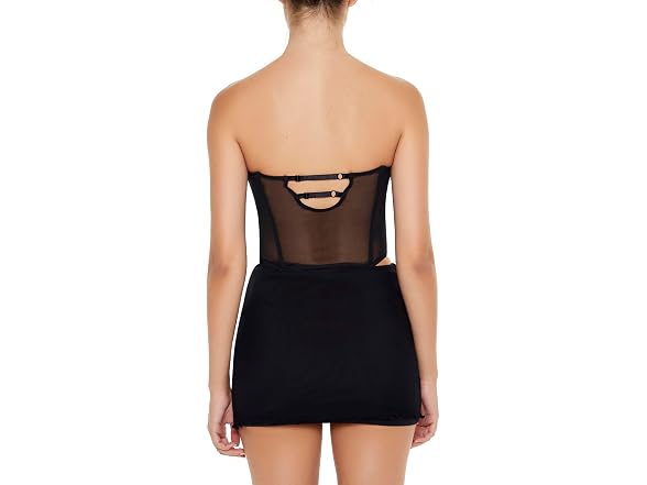 Forever 21  (L) Mesh Sweetheart Tube Top