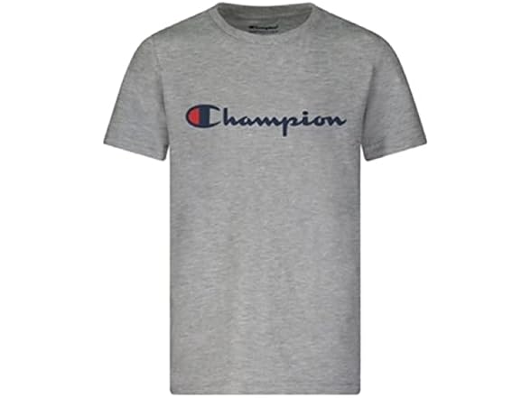 Champion Boys (L) Short Sleeve Logo Tee Shirt