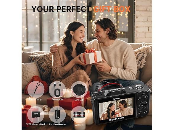 Yatao 6K 96MP Flip-Screen Camera WiFi