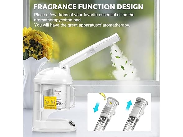 2 in 1 Hair Steamer & Facial Steamer