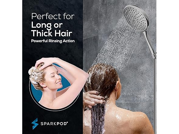 High Pressure 6" Handheld Shower Head