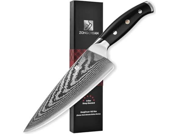 zongchuan 13C Max Damascus Meat Cleaver