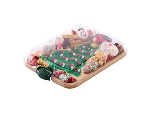 $17.99, Was $33.99, 47% Off! Farberware Tree Build-A-Board with Clear Locking Lid dealfomo